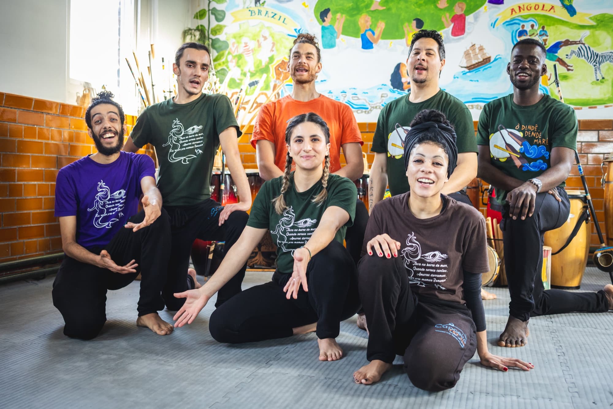 The Capoeira for All team together